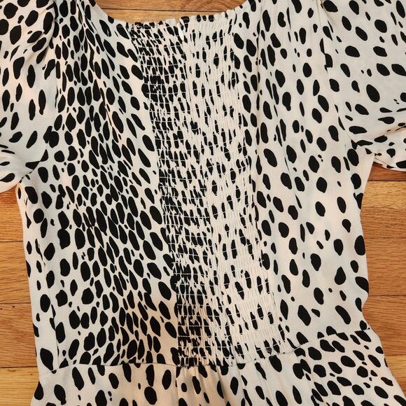 Reformation Alessi Dress in Cheetah, L/S Animal Print Midi Dress with Slit Sz 2 - Picture 8 of 14